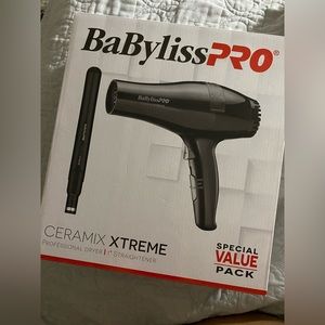 BaByliss pro flat iron & blow dryer value pack